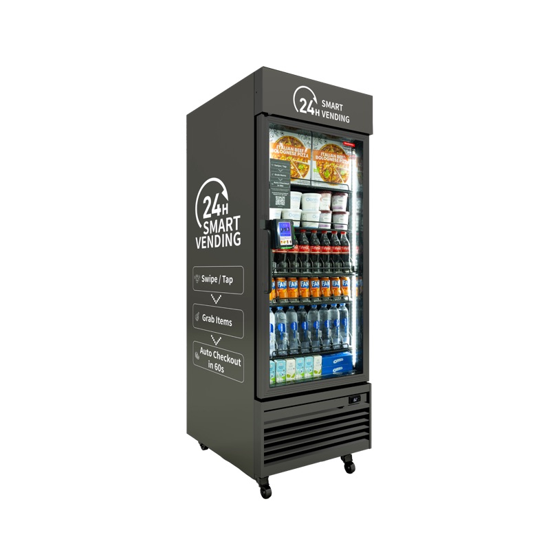 HAHA AI Vending Freezer 550 DD-550FT — flexi-temp freezer to ambient 384-item capacity