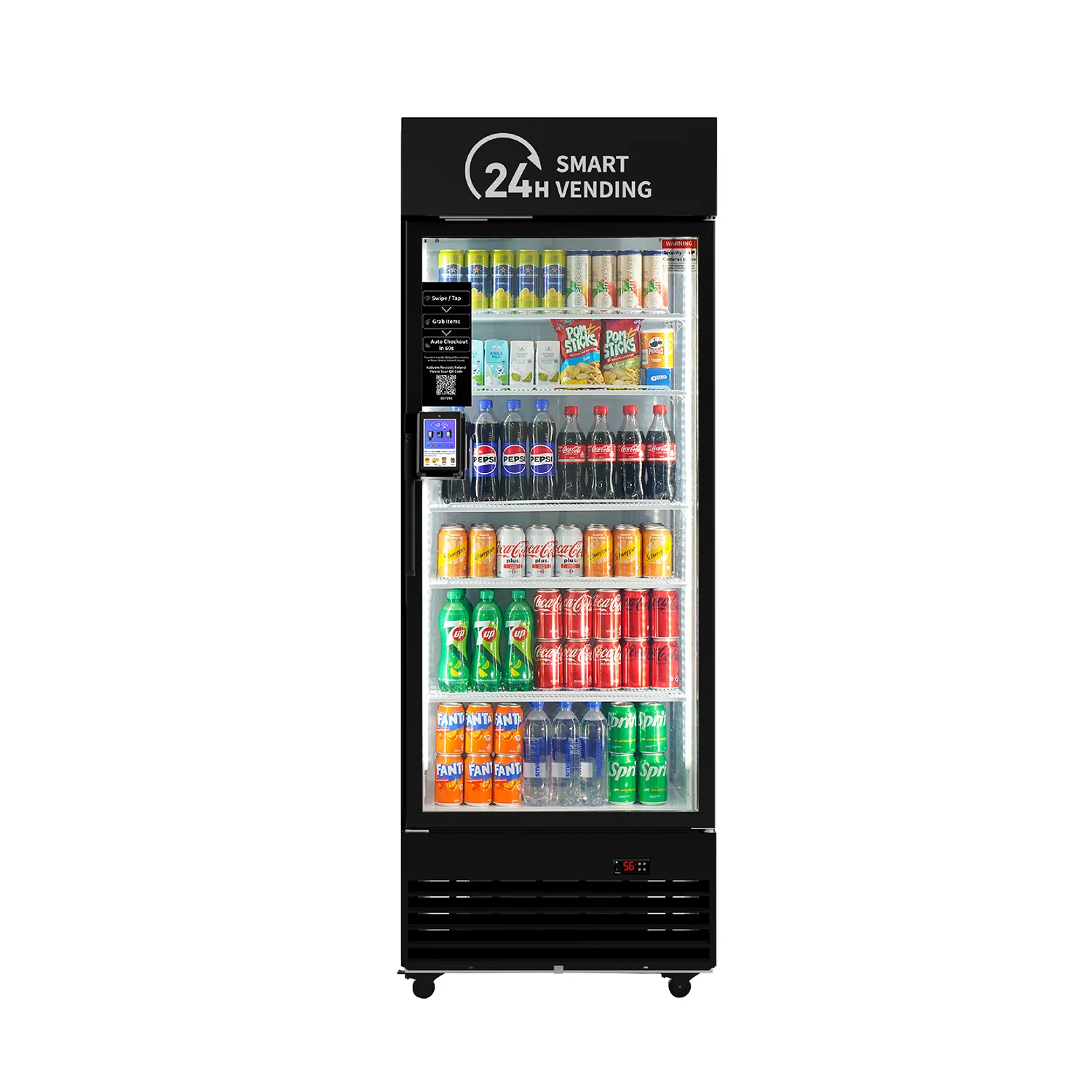 HAHA AI Vending Plus 440 smart cooler DC-440D — beverage-focused 324-item capacity