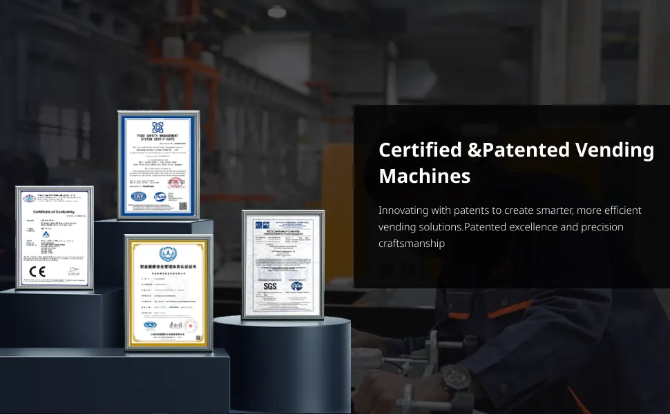 Qingo King 509 AI smart vending machine — 378-bottle capacity compact unit