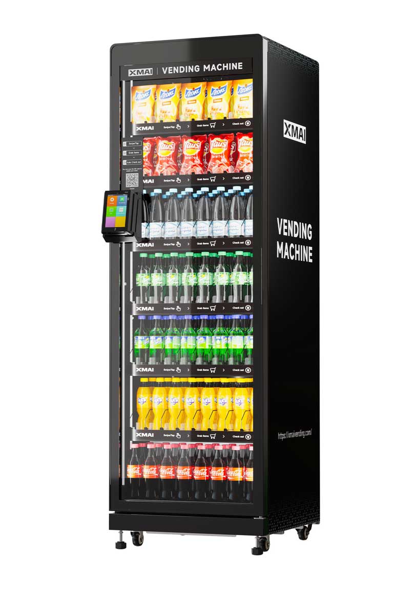 XMAI Pro 520L smart vending machine — most popular AI vending unit